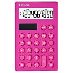 乐天商城 - 【事務用品】Canon キヤノン ミニ電卓 10桁 LS-Smart MINI-PK ピンク