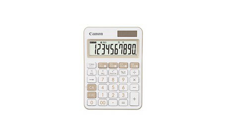 Rakuten - 【事務用品】Canon キヤノン カラフル電卓 10桁 LS-105WUC-IV アイボリー