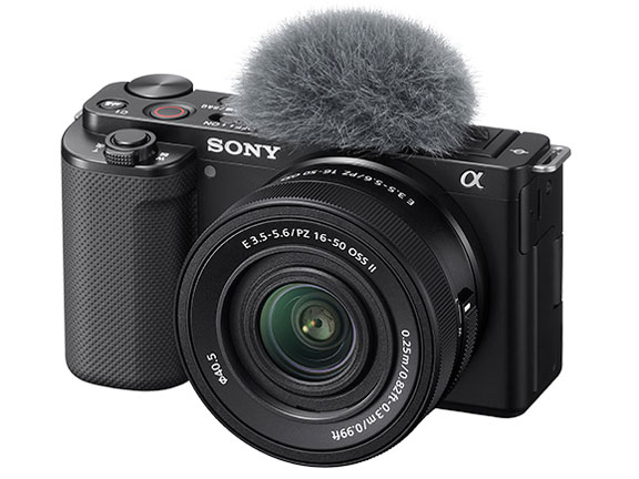 【新品】SONY ソニー VLOGCAM　ZV-E10 パワーズームレンズキット ブラック [ZV-E10K B]