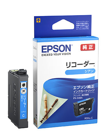 【純正インク】 EPSON　エプソン　インクカートリッジ　RDH-C　リコーダー　シアン