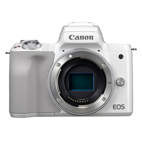 Canon キヤノン EOS Kiss M・ボディー(ホワイト) ミラーレスカメラ(レンズ別売り)