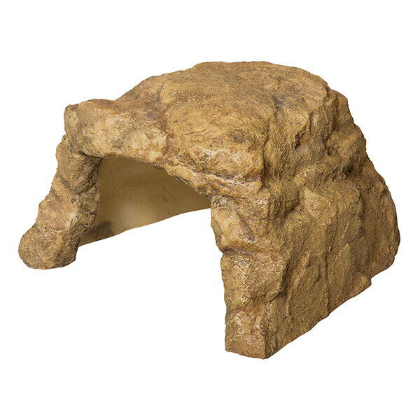 ロックシェルターSP L2 RX-195 スドー 爬虫類 両生類 シェルター 隠れ家 レジン製 アクセサリー ヘビ ..