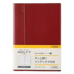 NOLTY　キャレルB6ウィーク1（レッド）（2025年1月始まり）　2042