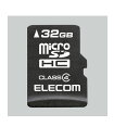 ELECOM microSDHCメモリーカード　32GB　MF－MSD032GC4R　