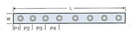 ユニクロプレート P-120 補強金具 継目補強 ユニクロメッキ 建築金物 板 DIY プレ...