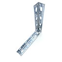 パワー補強金物 パワーLL-32020(等辺) 補強金物 アングル ユニクロメッキ ブラケット DIY 大工 強度 コーナー補強 ジョイント 継目補強 木材