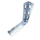 パワー補強金物 パワーLL-42020(等辺) 補強金物 アングル ユニクロメッキ ブラケット DIY 大工 強度 コーナー補強 ジョイント 継目補強 木材