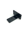2x4用 ほぼ見えないブラケット1枚用(ブラック) 2本セット 見えない ブラケット 棚受け キャットウォーク 本棚 インテリア 収納 DIY 粉体塗装 頑丈 ...