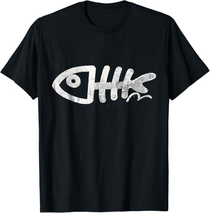 Rakuten - 【楽天スーパーSALE】魚の骨格 面白い動物 Tシャツ 面白 動物 半袖 ネタ かわいい イラスト メンズ レディース キッズ 子供 Tシャツ 面白い ネタ おしゃれ スポーツ 柔らかい 丸首 通気性 笑える 変な Tシャツ 男女兼用 プレゼント