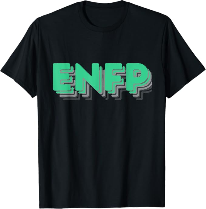 Rakuten - 【楽天スーパーSALE】MBTI診断 ENFP 運動家 性格診断 緑 おもしろ ネタ 男性 女性 学校 部活 カップル ペア 家族 Tシャツ