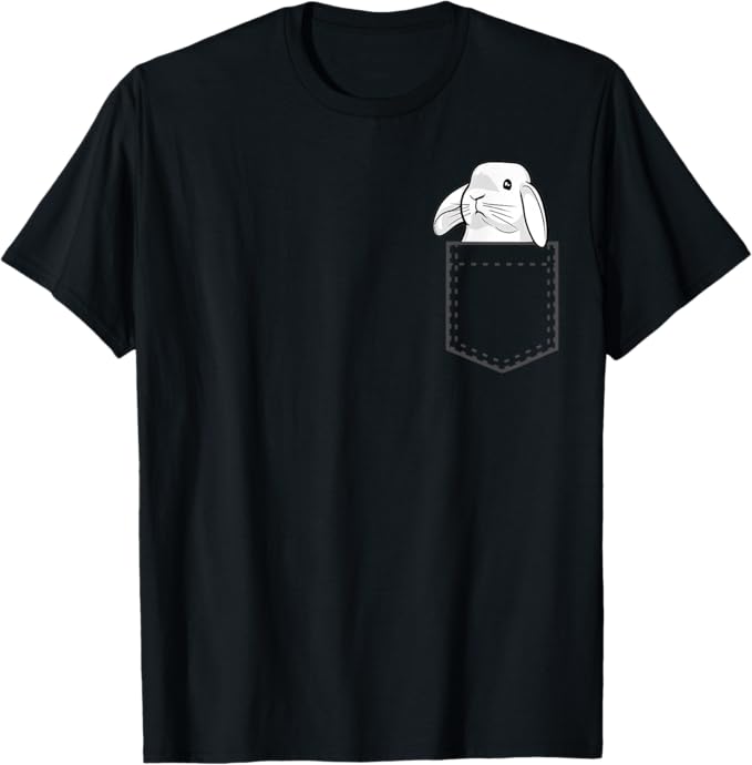 Rakuten - ポケットうさぎ ウサギ好き うさぎ好き うさぎの飼い主 プレゼント おもしろ うさぎ 兎 Tシャツ
