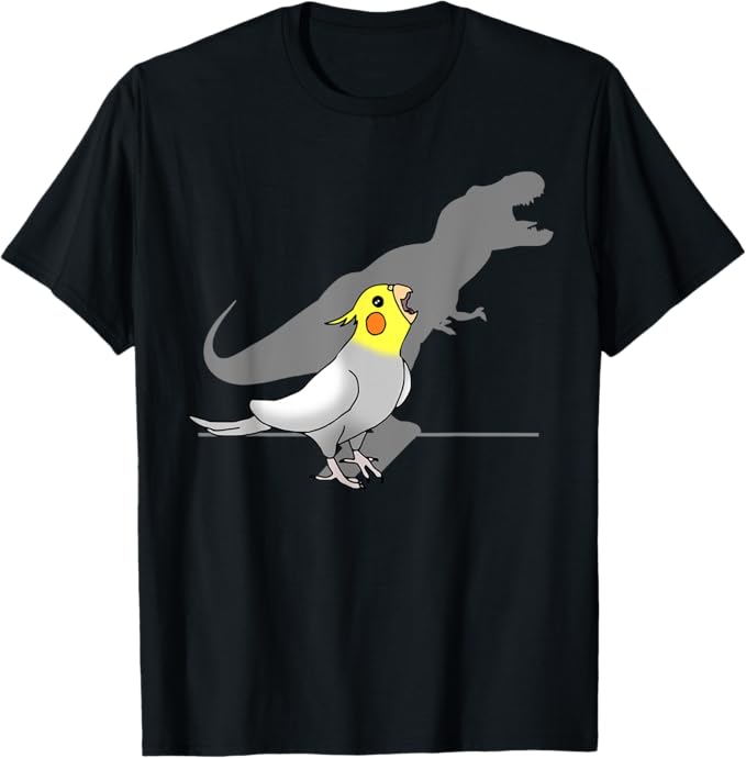 Rakuten - かわいい叫ぶオウム バーブミーム 面白いT-レックスオカメインコ Tシャツ おもしろtシャツ ネタ 服 メンズ　ギャグ グッズ 夏 Tシャツ
