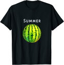 スイカ 夏 サマータイム リゾート 夏 すいか大好き イラスト 面白い Tシャツ メンズ レディース キッズ 子供 面白い ネタ おしゃれ スポーツ 柔らかい ...
