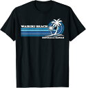 【楽天スーパーSALE】レトロ ヴィンテージ 家族旅行 ホノルル ハワイ ワイキキ ビーチ Tシャツ 吸汗 速乾 ドライ ティーシャツ エギング ウェア 半袖 ...
