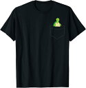 ポケットに入った亀 かわいいポケット ウミガメ Tシャツ 夏 海 面白 イラスト 吸汗 速乾 ドライ ティーシャツ エギング ウェア 半袖 おしゃれ スポーツ 柔らかい 丸首 通気性 笑える 変な Tシャツ 男女兼用 プレゼント
