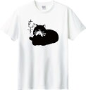 【楽天スーパーSALE】むすっとした顔の猫 おもしろTシャツ 面白いTシャツ 文字入り メンズ レディース オリジナル 文字Tシャツ ネタTシャツ ギフト プレゼント 部屋着 パジャマ 猫 かわいい 癒し 鼻ぺちゃ エキゾチック メンズ おもしろ グッズ 面白い 服(4)