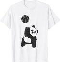 【楽天スーパーSALE】パンダ バスケットボール バスケットボール部 バスケットマン バスケサークル バスケ部 おもしろ バスケ好き パンダ Tシャツ おもしろ...