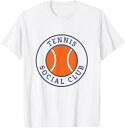 【楽天スーパーSALE】面白いテニス ソーシャルクラブ Tシャツ テニス テニス好き おもしろ かわいい テニスプレイヤー テニスサークル ソフトテニス テニス...