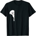 【楽天スーパーSALE】トイプードル 白 隠す 可愛い おもしろ シンプル イラスト Tシャツ 厚め しっかり生地 ゆったり スポーツ 柔らかい 丸首 通気性 ...