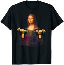 【楽天スーパーSALE】モナリザ 面白いtシャツ ジム 筋トレ 絵画 美術 メンズ おもしろ 面白い 服 おもしろグッズ プレゼント ネタ Tシャツ