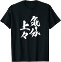 【楽天スーパーSALE】気分上々 ネタ 面白いtシャツ 筆文字 文字入り メンズ おもしろ 面白い 服 オリジナル おもしろグッズ 文字Tシャツ Tシャツ