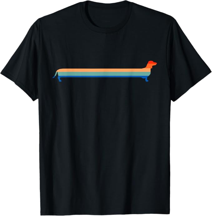 Rakuten - 【楽天スーパーSALE】ダックスフンド 犬 レトロ ワイナー 犬 母 ギフト ロング ダックスフンド Tシャツ