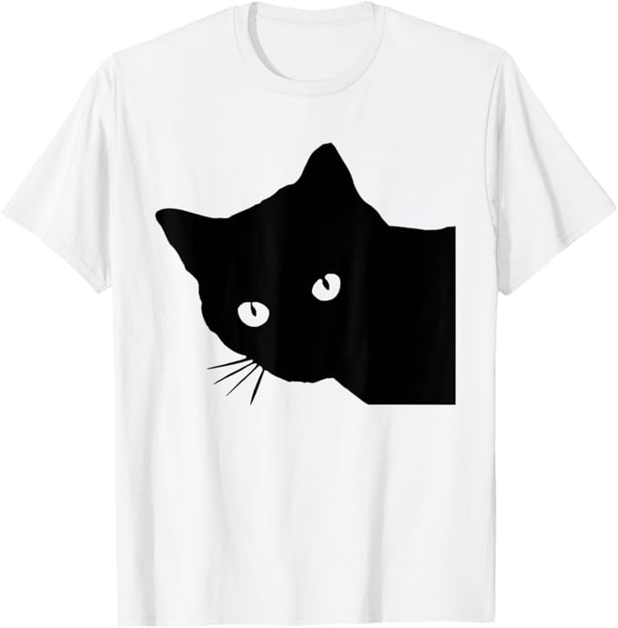 Rakuten - 【楽天スーパーSALE】バッグの中に隠れているかわいい黒猫 Tシャツ