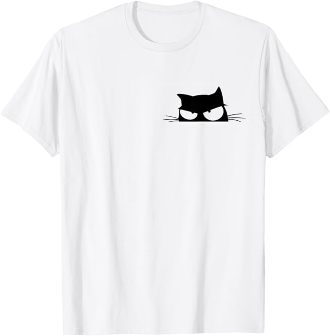 Rakuten - 【楽天スーパーSALE】バッグの中に隠れているかわいい黒猫 Tシャツ