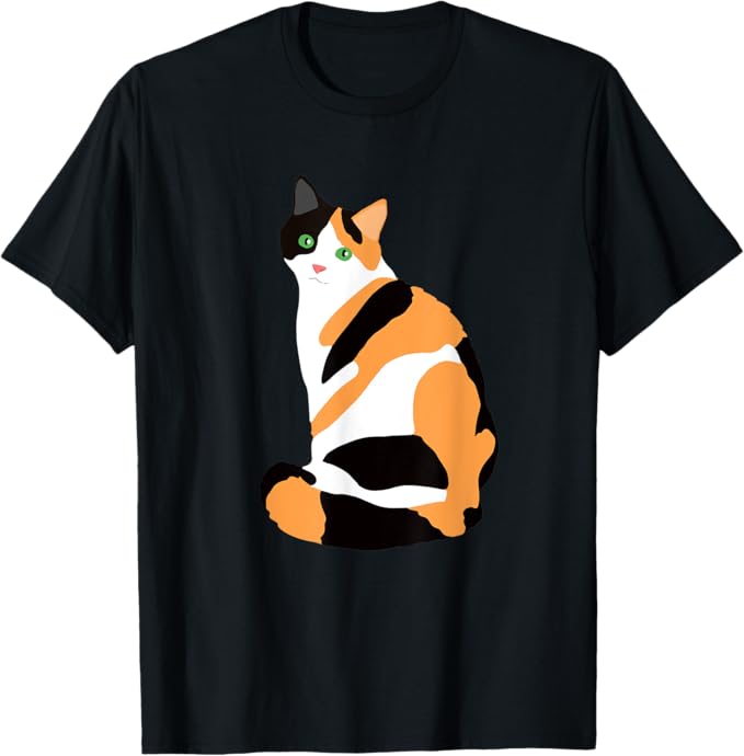 Rakuten - キャリコ猫の絵 キャリコ愛好家 キャリコギフト Tシャツ 面白い プレゼント ギフト 面白い ユーモア ネタ おしゃれ スポーツ 柔らかい 丸首 通気性 Tシャツ