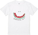 【楽天スーパーSALE】スイカスマイル SUMIRE 半袖 プリント ギャグ好き おもしろ ネタ Tシャツ 面白い 柔らかい 丸首 通気性 笑える 変な 男女兼...