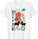 【楽天スーパーSALE】北欧のプードル Tシャツ 柔らかい 丸首 通気性 笑える 変な 男女兼用 プレゼント Tシャツ かわいい おもしろ 面白い 簡単 シンプ...