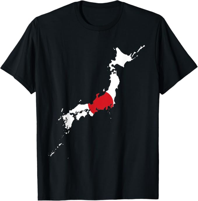 日本の国旗-日本の地図-日本の野球サッカーテニス相撲ゴルフレーシングファンサポーター-日本の国旗ギフト Tシャツ 面白い ユーモア ネタ おしゃれ スポーツ 柔らかい 丸首 通気性 Tシャツ