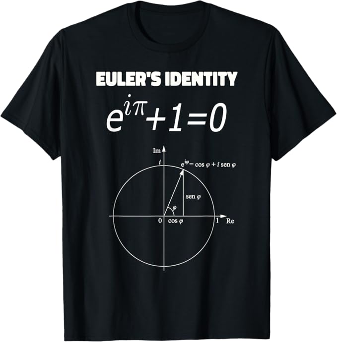 乐天商城 - オイラーのアイデンティティ数学方程式 Tシャツ