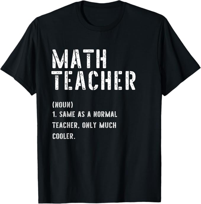 乐天商城 - 数学先生 定義シャツ 学校の初日 Tシャツ