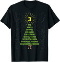 おかしい円周率のクリスマスツリーの数学のギフト Tシャツ