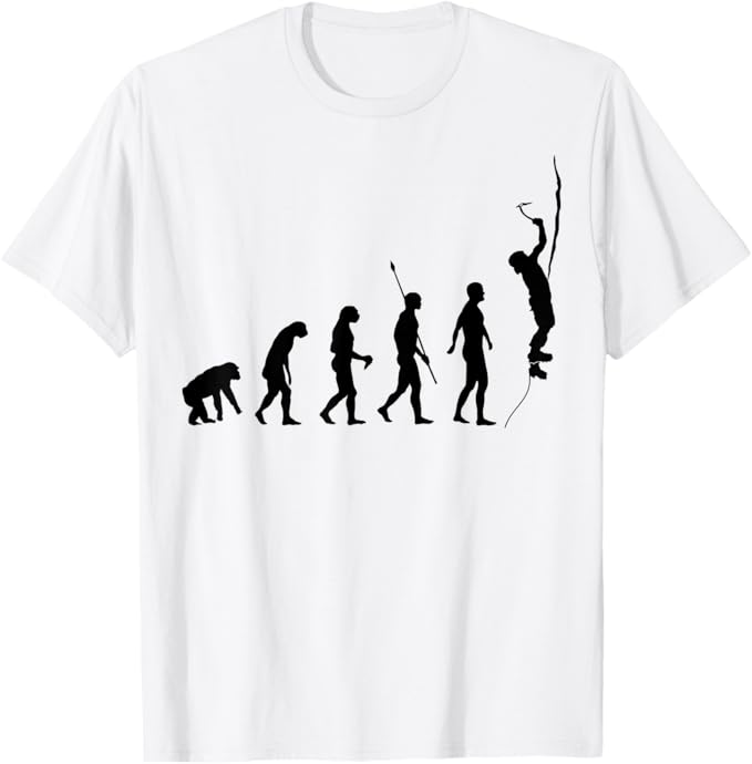 Rakuten - 【楽天スーパーSALE】ロッククライミング、アイスクライミング、人間開発ホモサピエンス Tシャツ