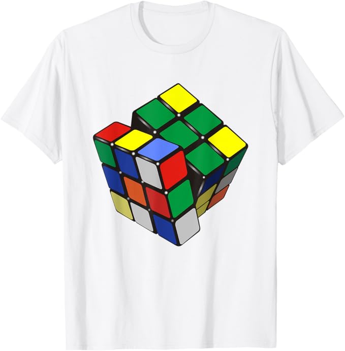 Rakuten - 面白いオタクシェルドンパズルキューブ数学科学教師オタク Tシャツ