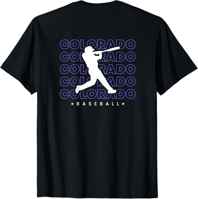 コロラドベースボールバックプリント...