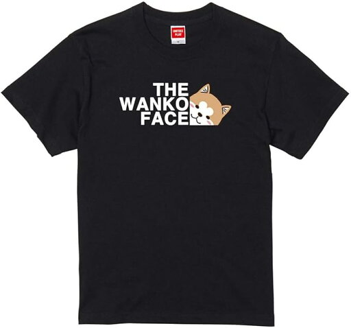 Tシャツ 半袖 THE WANKO FACE ザ ワンコ フェイス 秋田犬 ロゴ 犬好き 犬 いぬ イヌ ドッグ メンズ ユニセックス Tシャツ 半袖 THE WANKO FACE ザ ワンコ フェイス 秋田犬 ロゴ 犬好き 犬 いぬ イヌ ドッグ メンズ ユニセックス