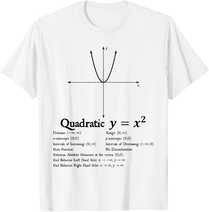 Rakuten - 【楽天スーパーSALE】2次関数代数 Precalc 算数教師 オタク Tシャツ