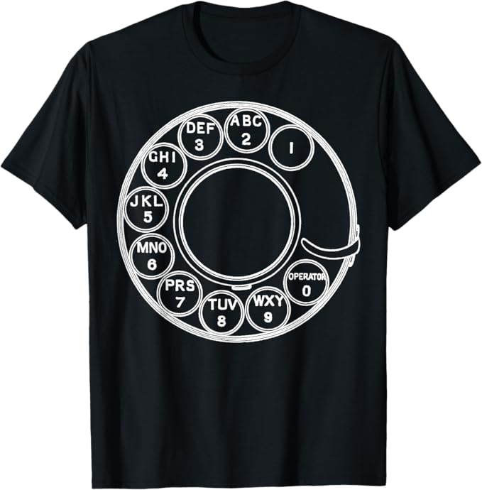 乐天商城 - ビンテージ ロータリー 電話 ダイヤル 数学 科学 教師 Tシャツ