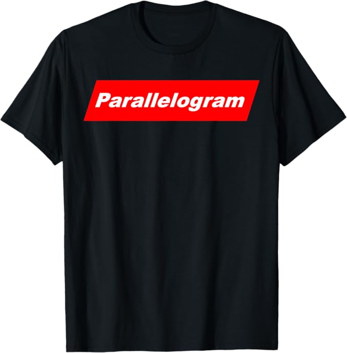 Rakuten - 面白い オタク レッド 平行四辺形 幾何学的 数学教師 Tシャツ