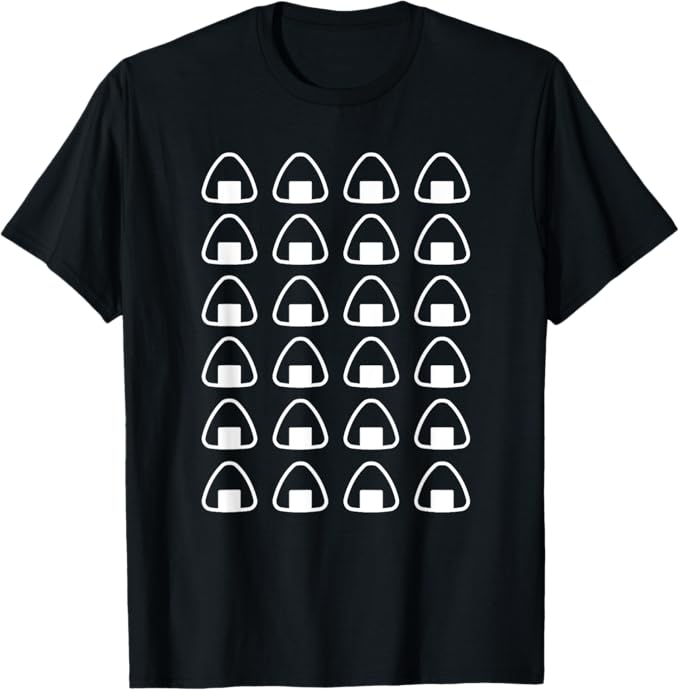 乐天商城 - 日本製 おにぎり 白おにぎり 白 伝統 おにぎり Tシャツ