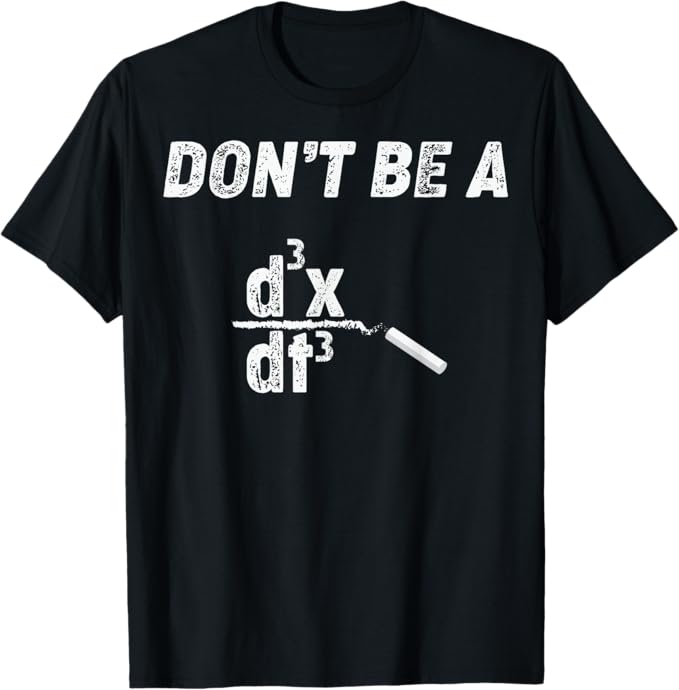乐天商城 - Don't Be a Jerk 微積分 物理学 数学教師 Tシャツ