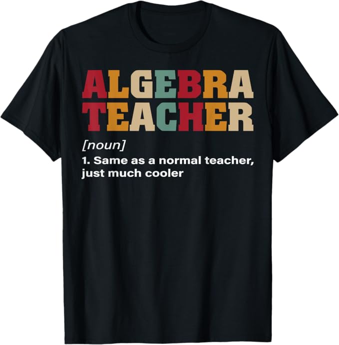 Rakuten - 代数学 教師 Just Cooler 数学教師 オタク Tシャツ