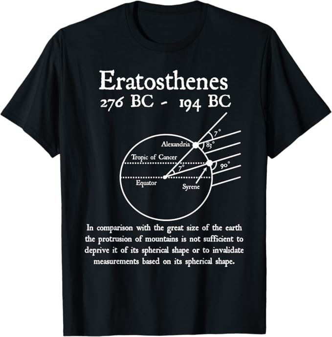Eratosthenes 数学 美 教師 Tシャツ