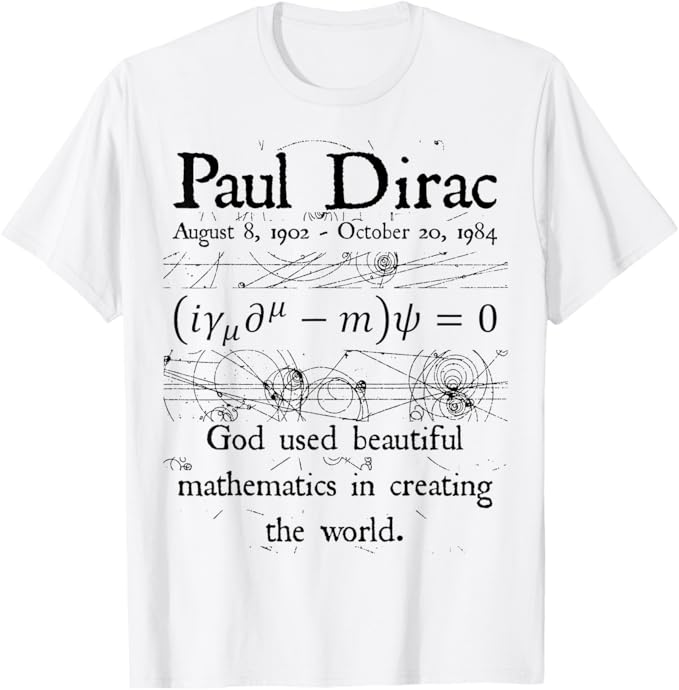 乐天商城 - おもしろ オタク ディラック 方程式 数学 先生 Tシャツ