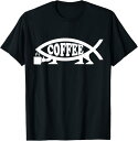 コーヒー ダーウィン 進化主義者 魚 無神論者 Tシャツ