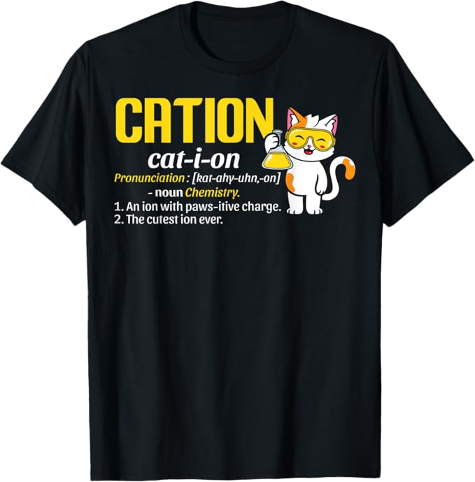 乐天商城 - 面白い オタクカチオン 化学 パンキティ 猫 科学教師 Tシャツ