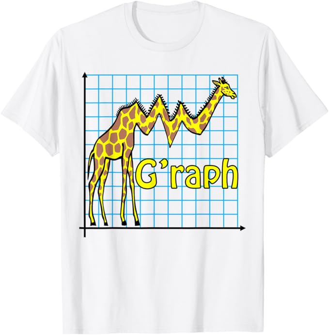 Rakuten - 面白い オタク キリン グラフ 幾何学 数学教師 Tシャツ